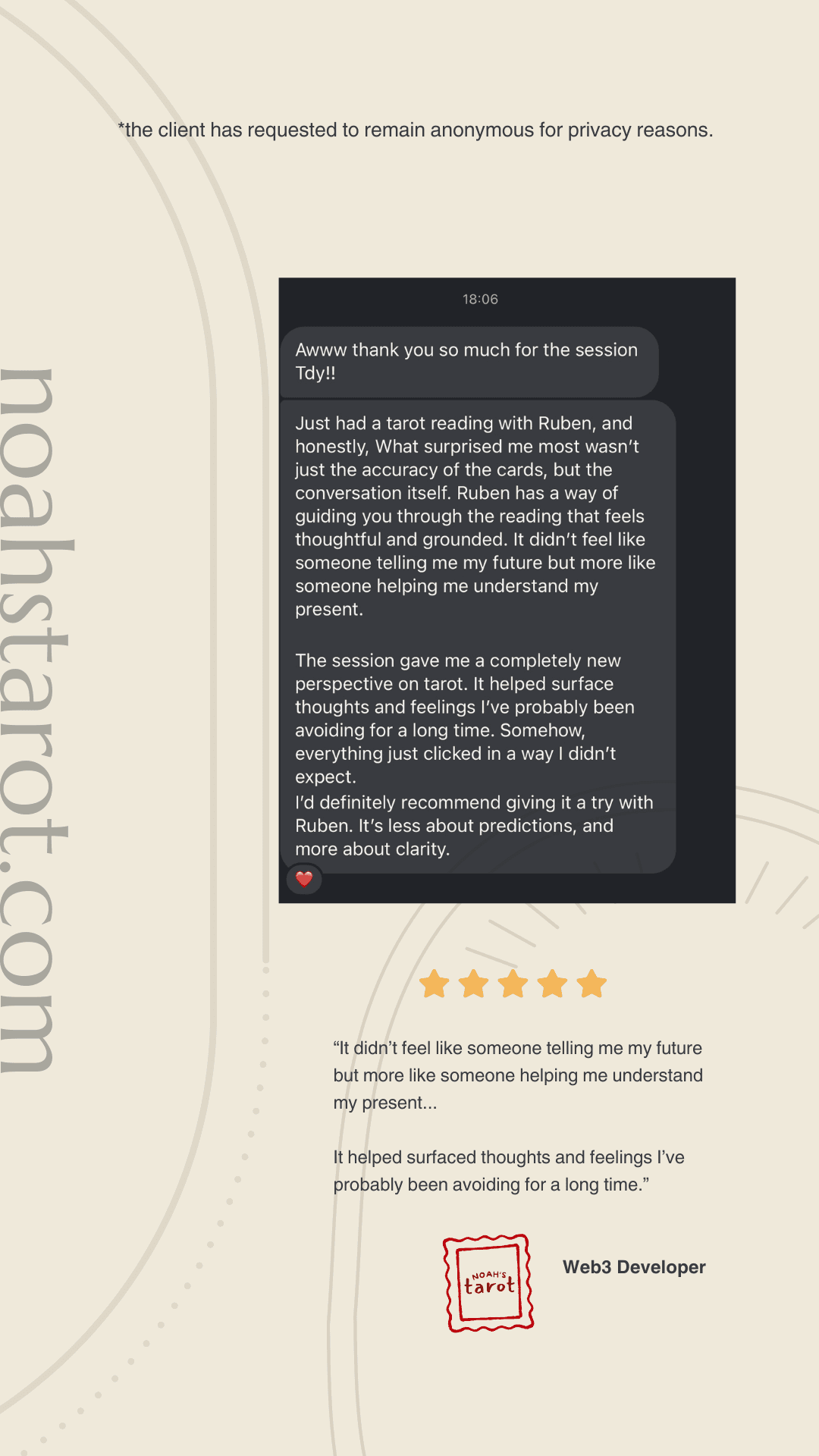 Client testimonial 1