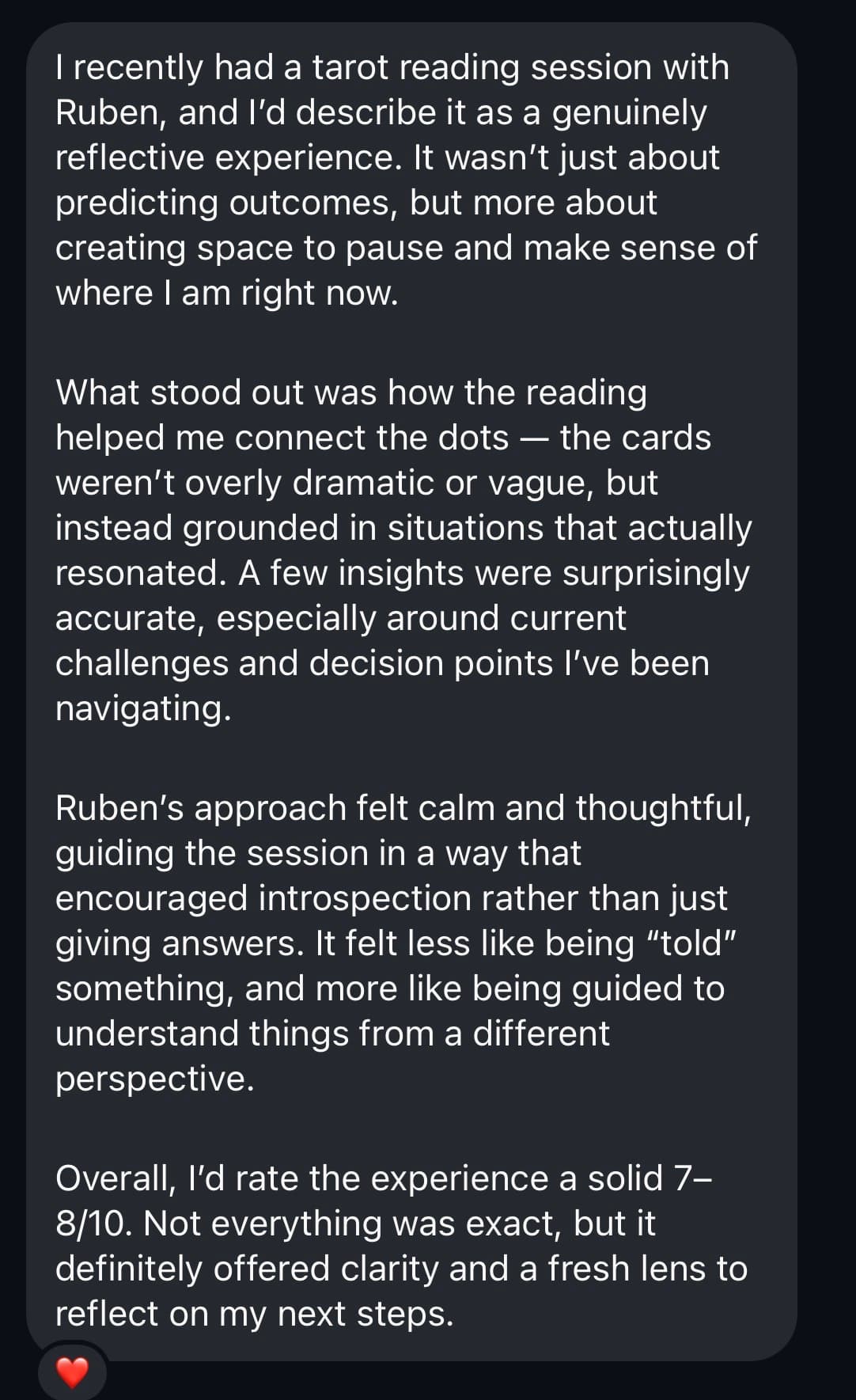 Client testimonial 3